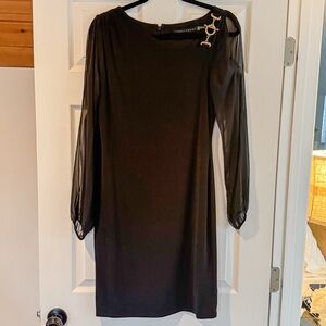 Ivanka Trump Black Long Sleeve Dress
